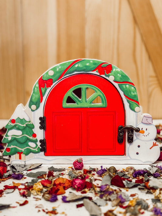 Magnetic Christmas Door Peek-A-Boo