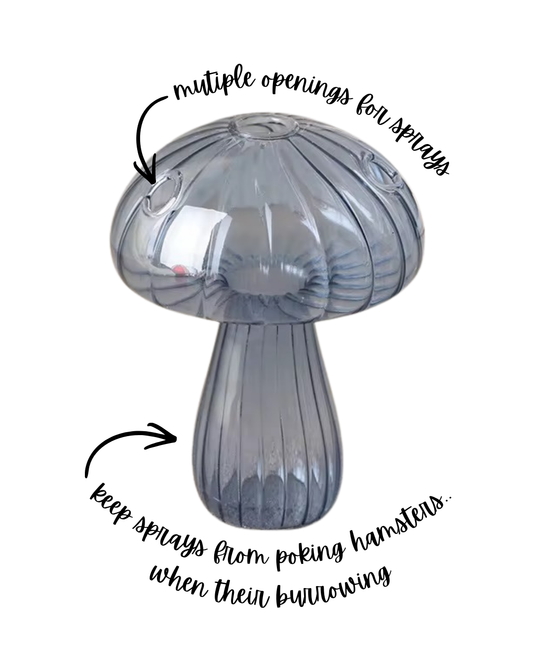 Dusty Blue Mushroom Spray Holder