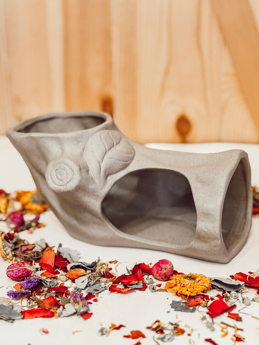 Tree Log Ceramic Tunnel