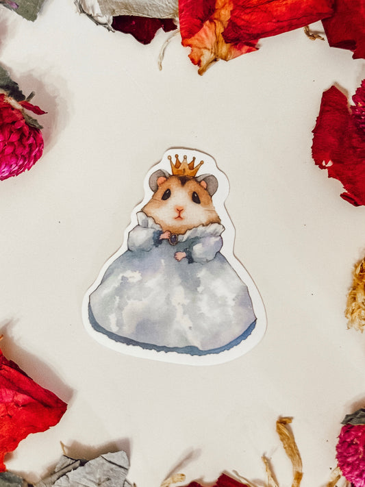 Sticker — Hamster Cinderella