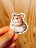 Load image into Gallery viewer, Sticker — Hamster Wildflower
