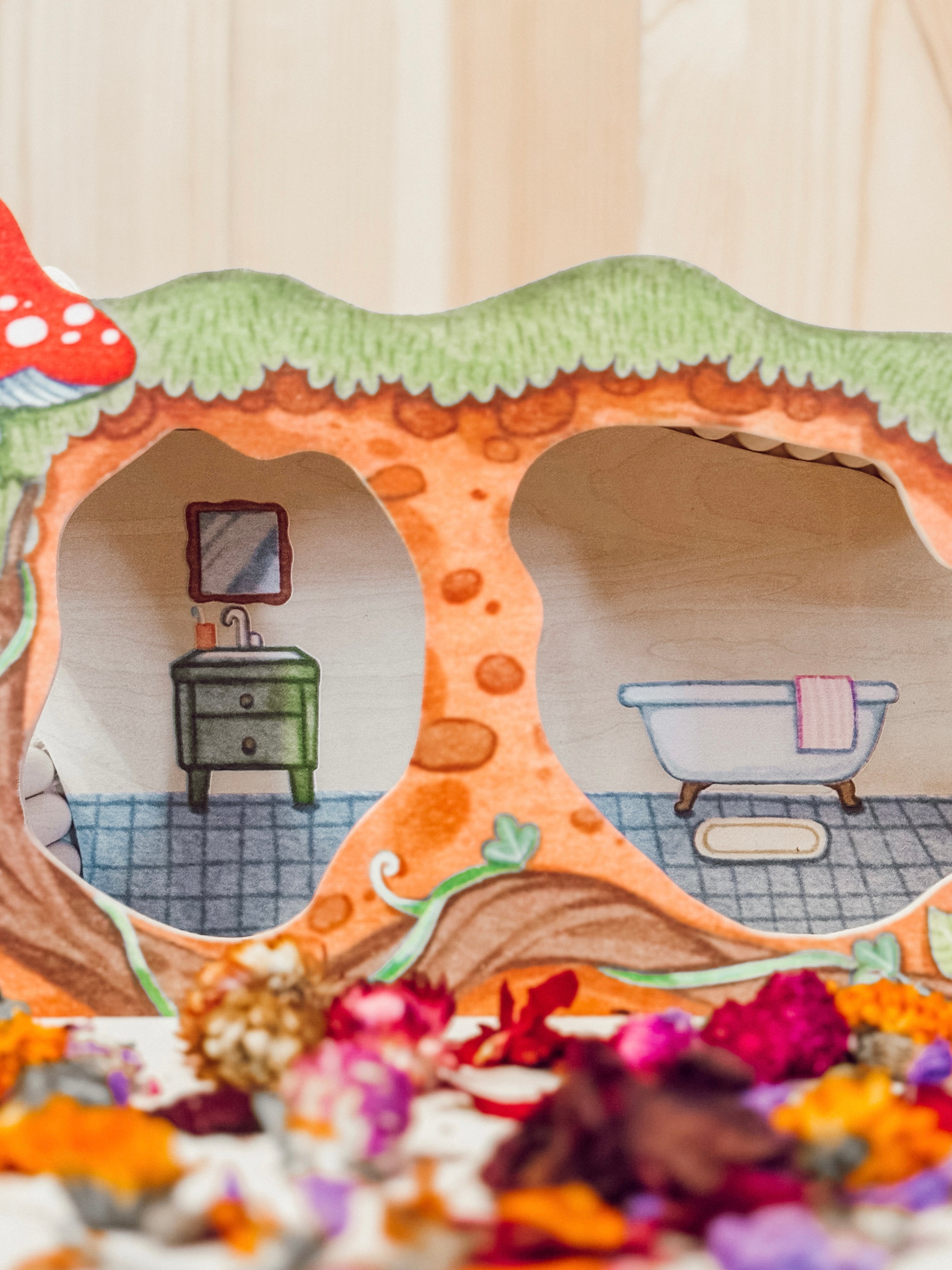 Woodland Fairy Underground Powder Room