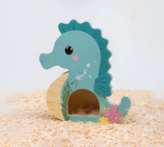 Teal Seahorse Hide