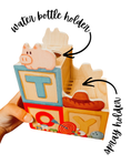 Load image into Gallery viewer, Spray & Water Bottle Holder (Building Blocks!)
