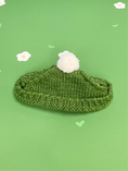 Load image into Gallery viewer, Green Pompom Beanie (Plushie Accessory)
